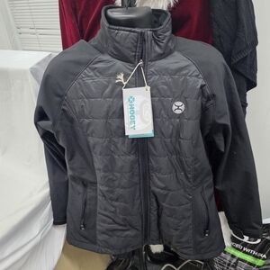 Hooey Women's Quilted Black Puffer Jacket